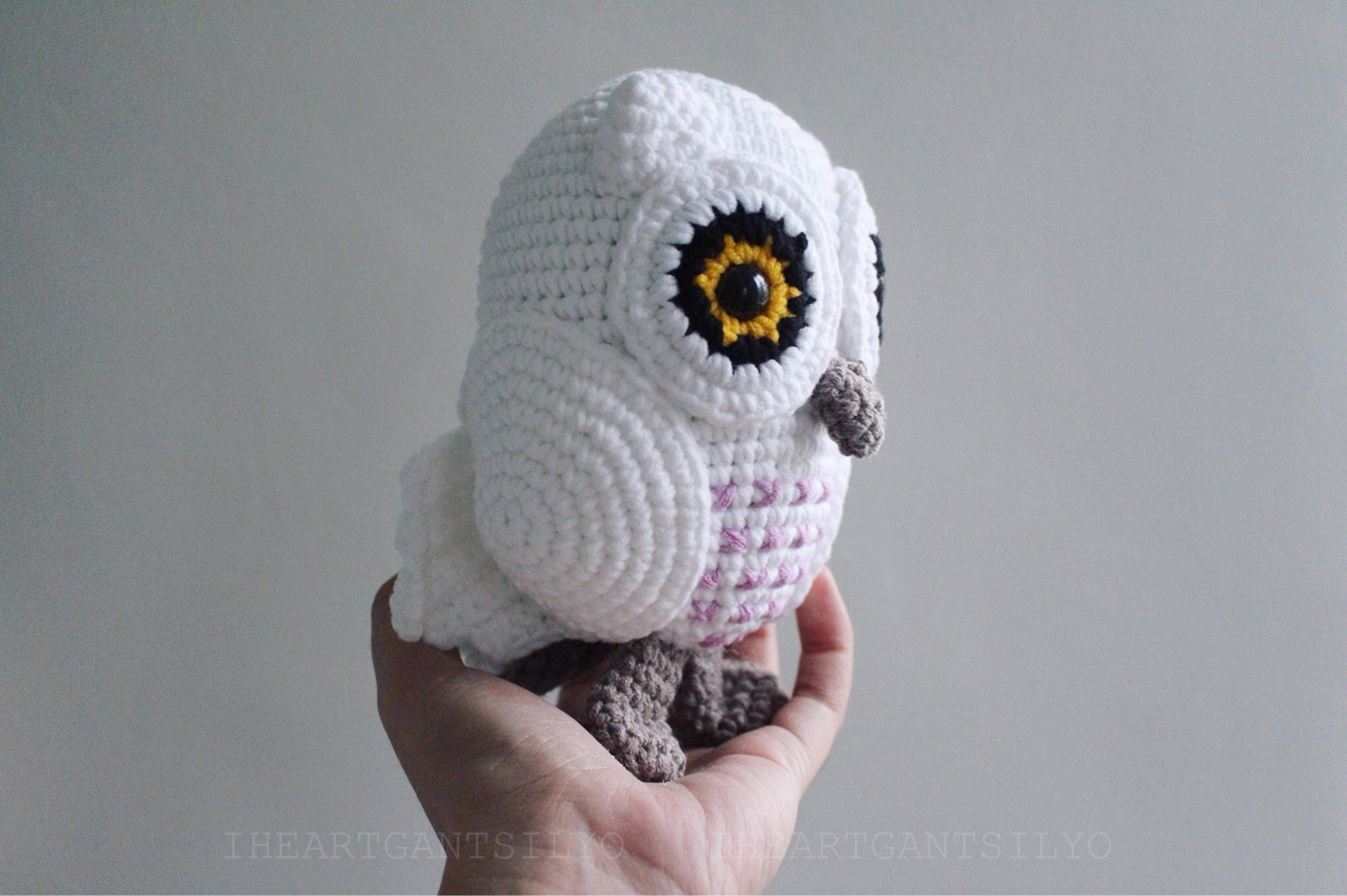 Crochet Snowy Baby Owl I Heart Gantsilyo